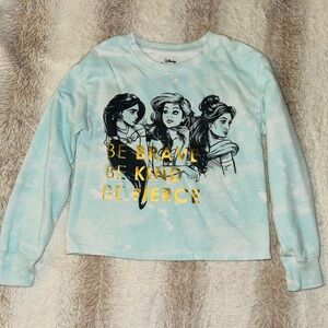 Disney Girls Light Blue Princess Graphic Shirt